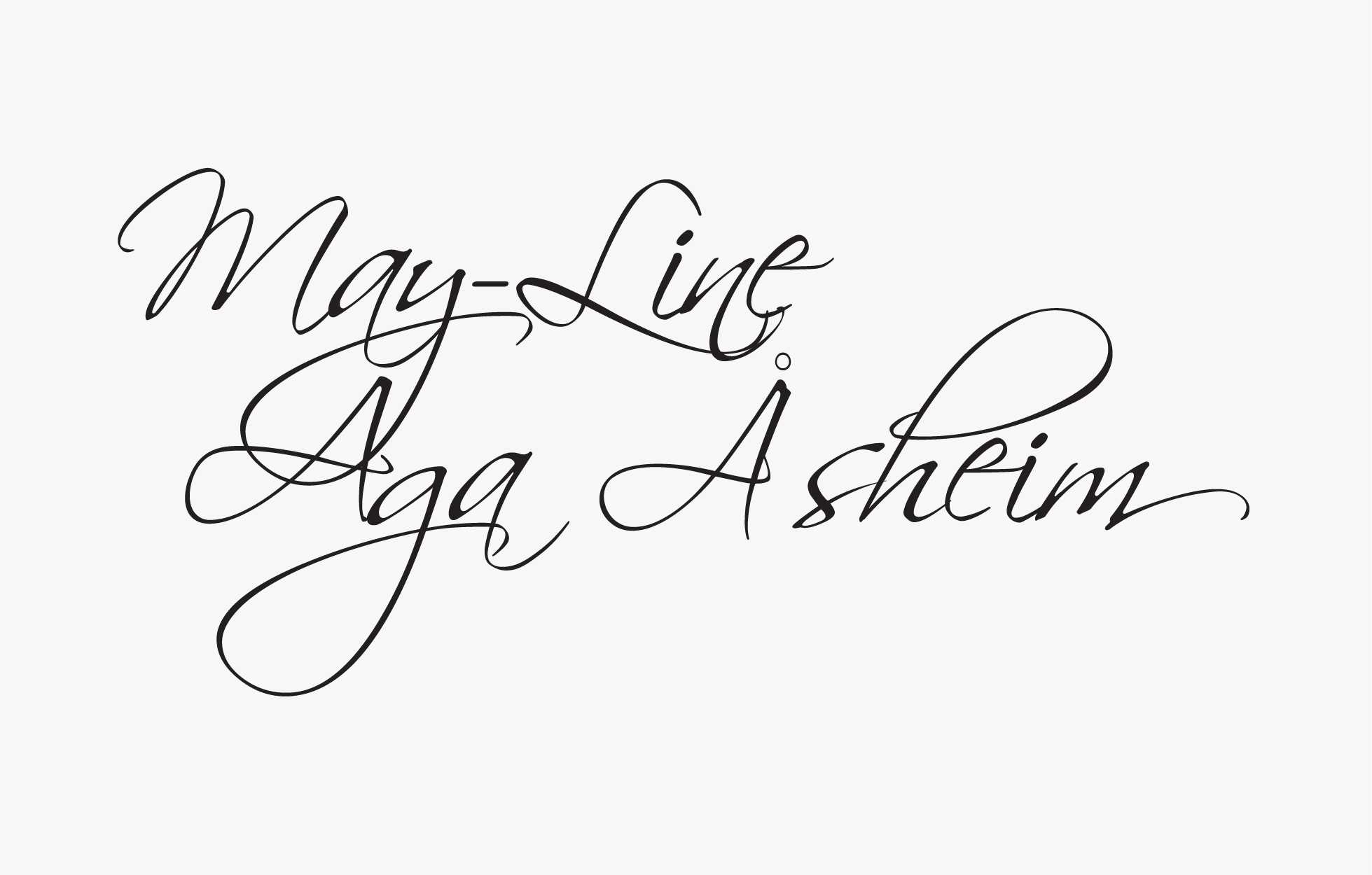 May-Line Aga Åsheim logo